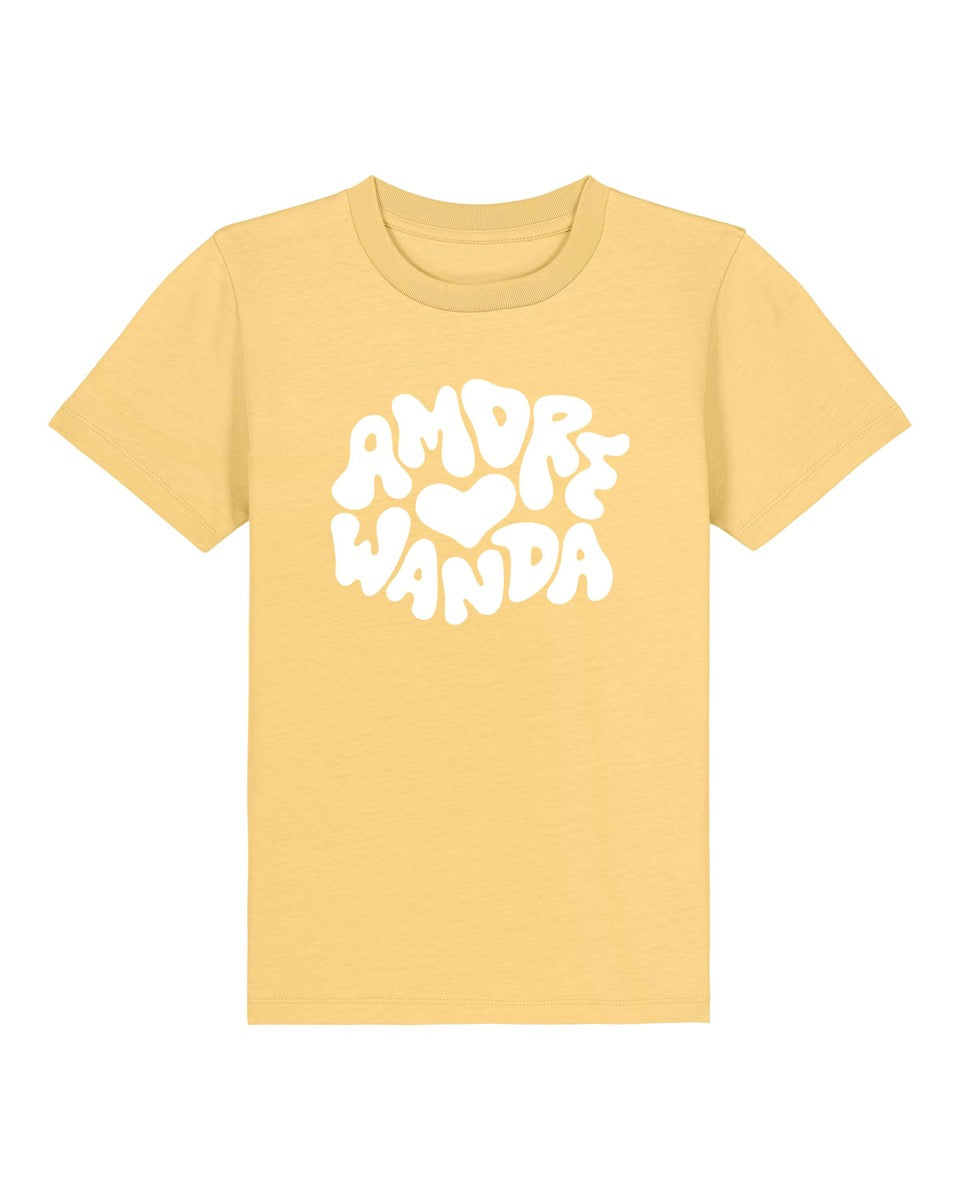 WANDA Kindershirt "Amore Wanda" gelb