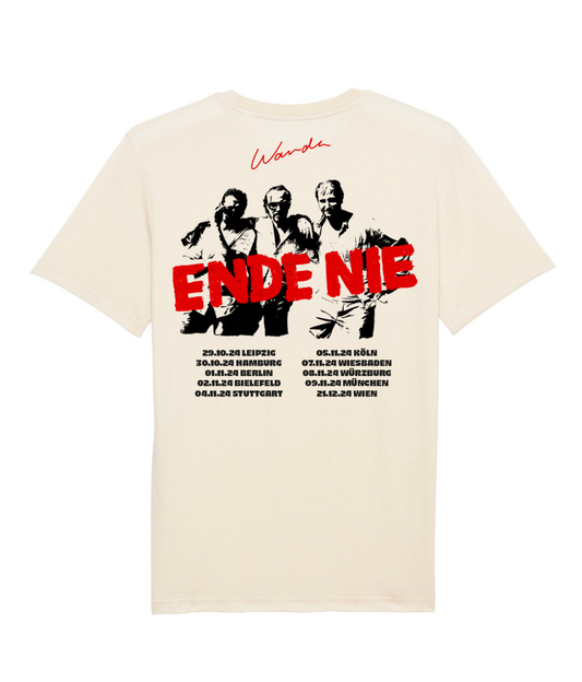 WANDA T-Shirt "Ende Nie Tour 2024" natural raw