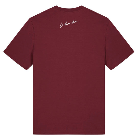 WANDA T-Shirt "Amore Auto" burgund