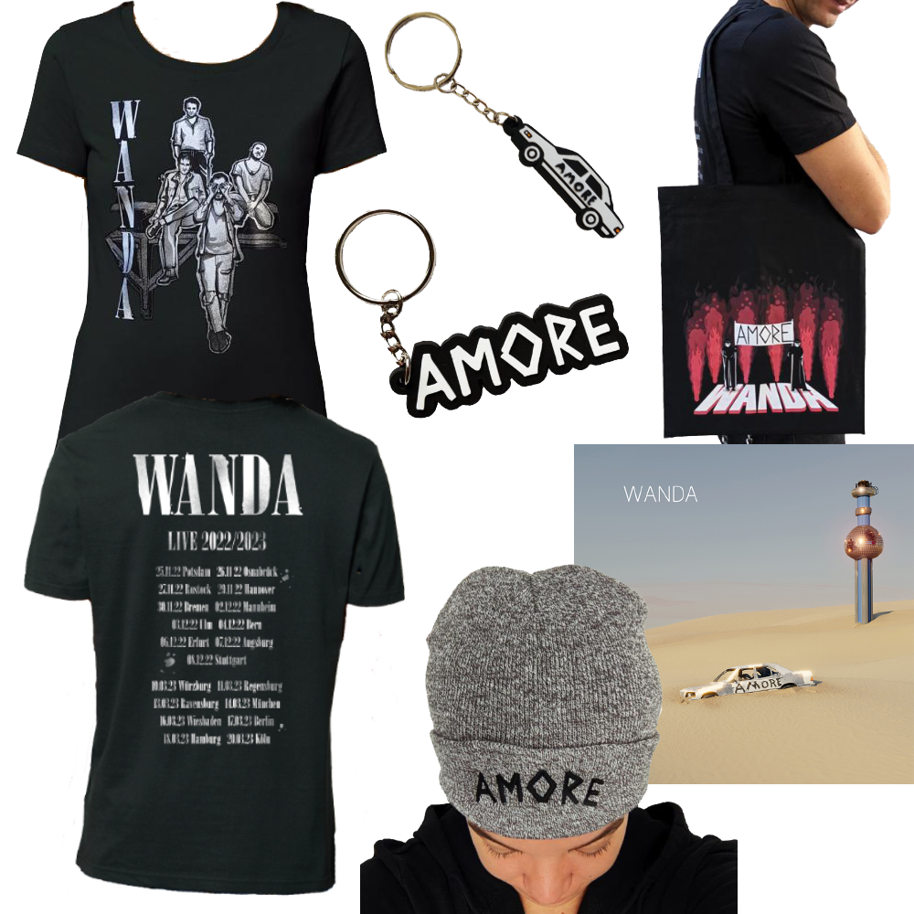 WANDA Tour-Bundle "Grande" (Girlie) + CD und Autogrammkarte