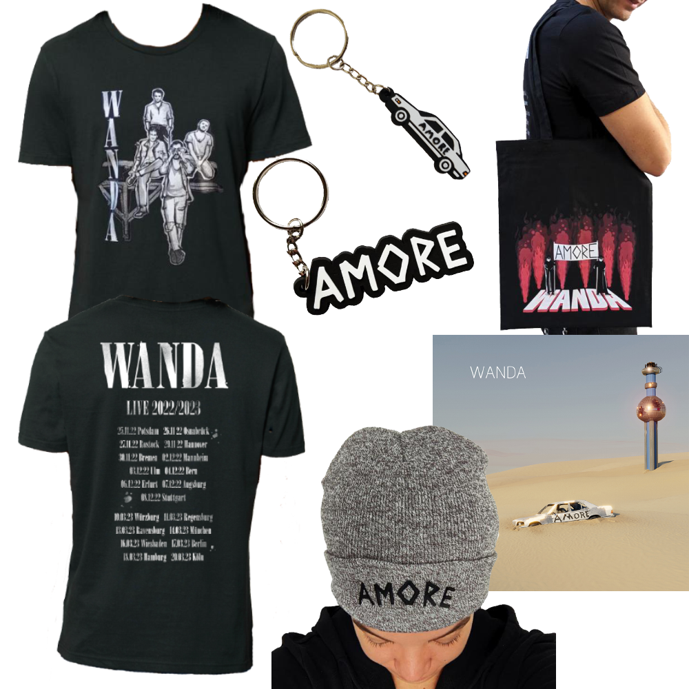 WANDA Tour-Bundle "Grande" (unisex) + CD und Autogrammkarte