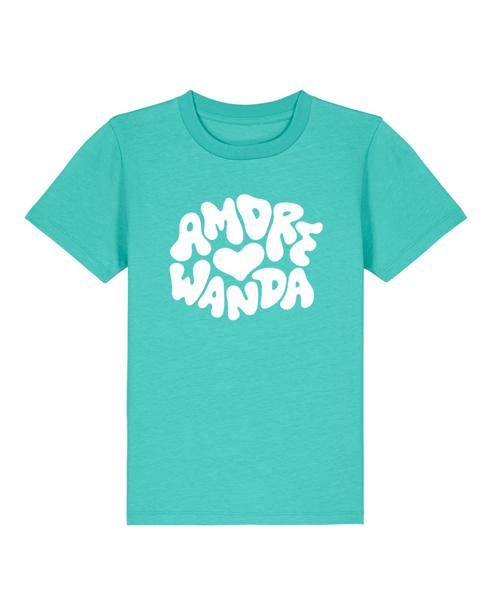 WANDA Kindershirt "Amore Wanda" hellblau