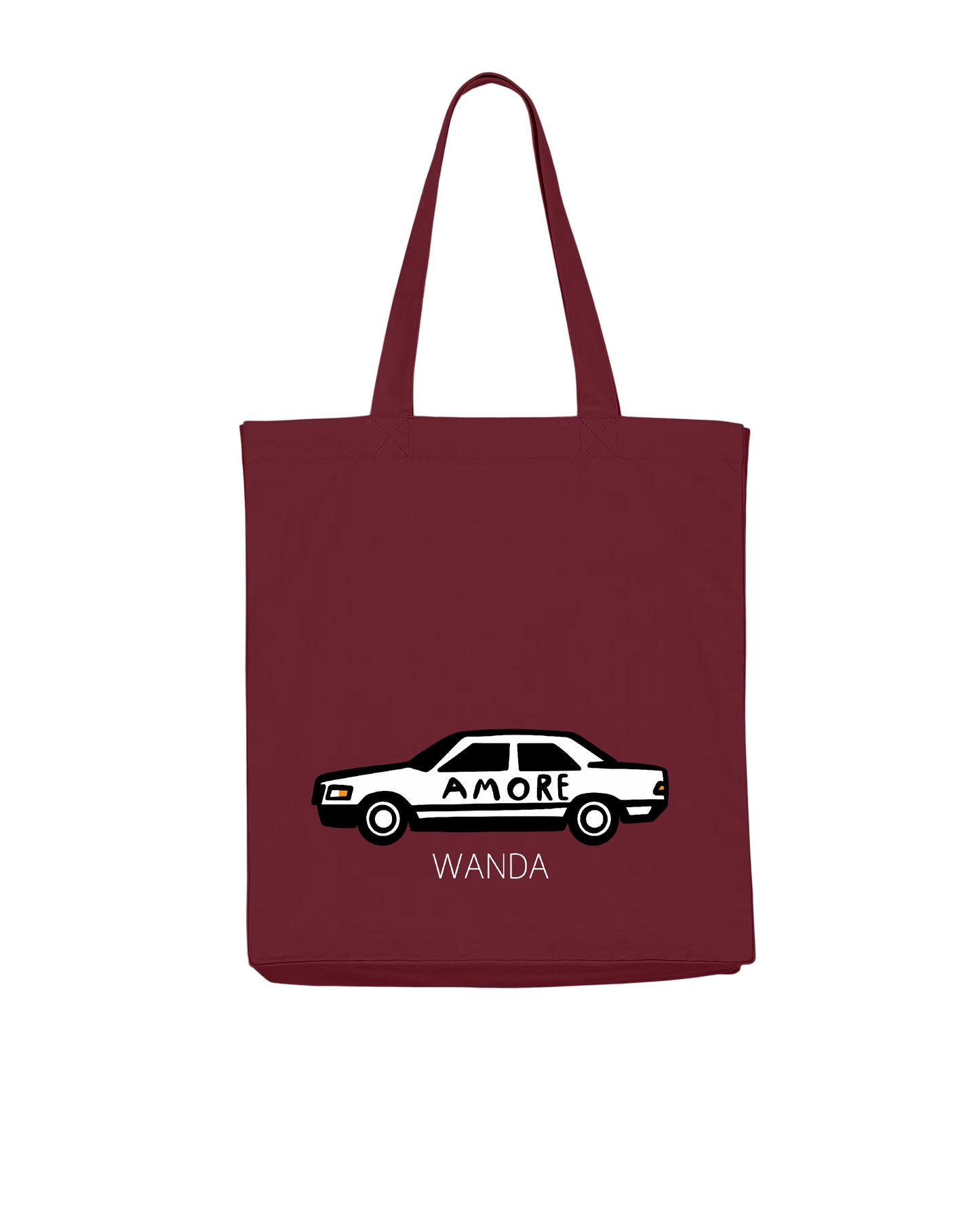 WANDA Tasche "Amore Auto" burgundy
