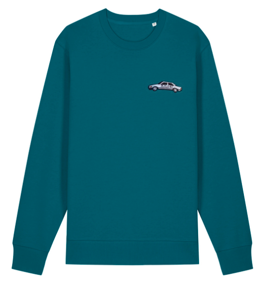 WANDA Pullover "Amore Auto" ocean depth