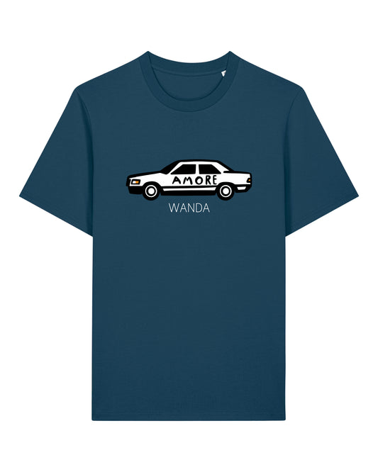 WANDA T-Shirt "Amore Auto" deep teal