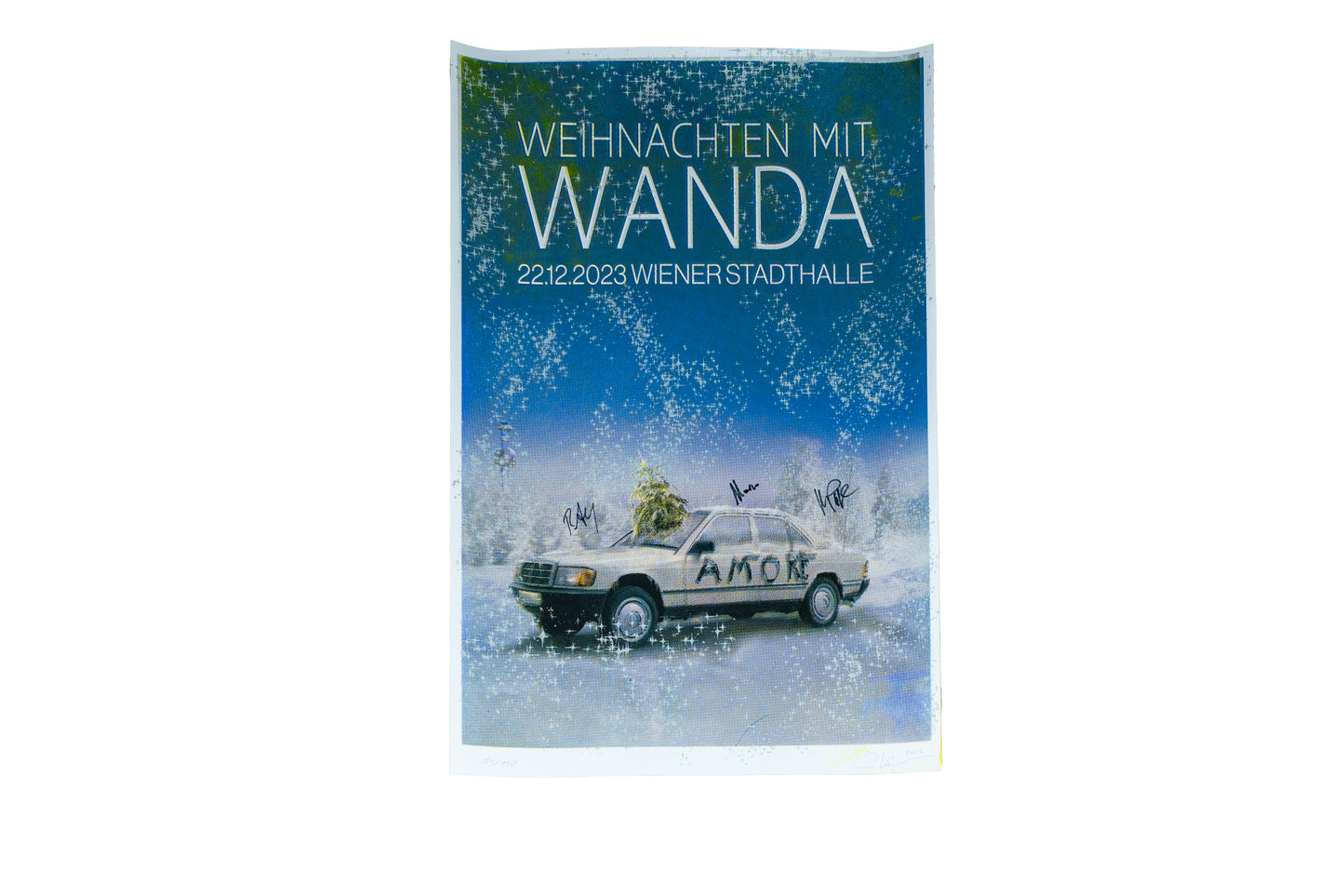 WANDA Siebdruckposter "Weihnachten mit Wanda"
