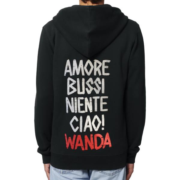 WANDA Kapuzenjacke "Amore Bussi Niente Ciao! Wanda"